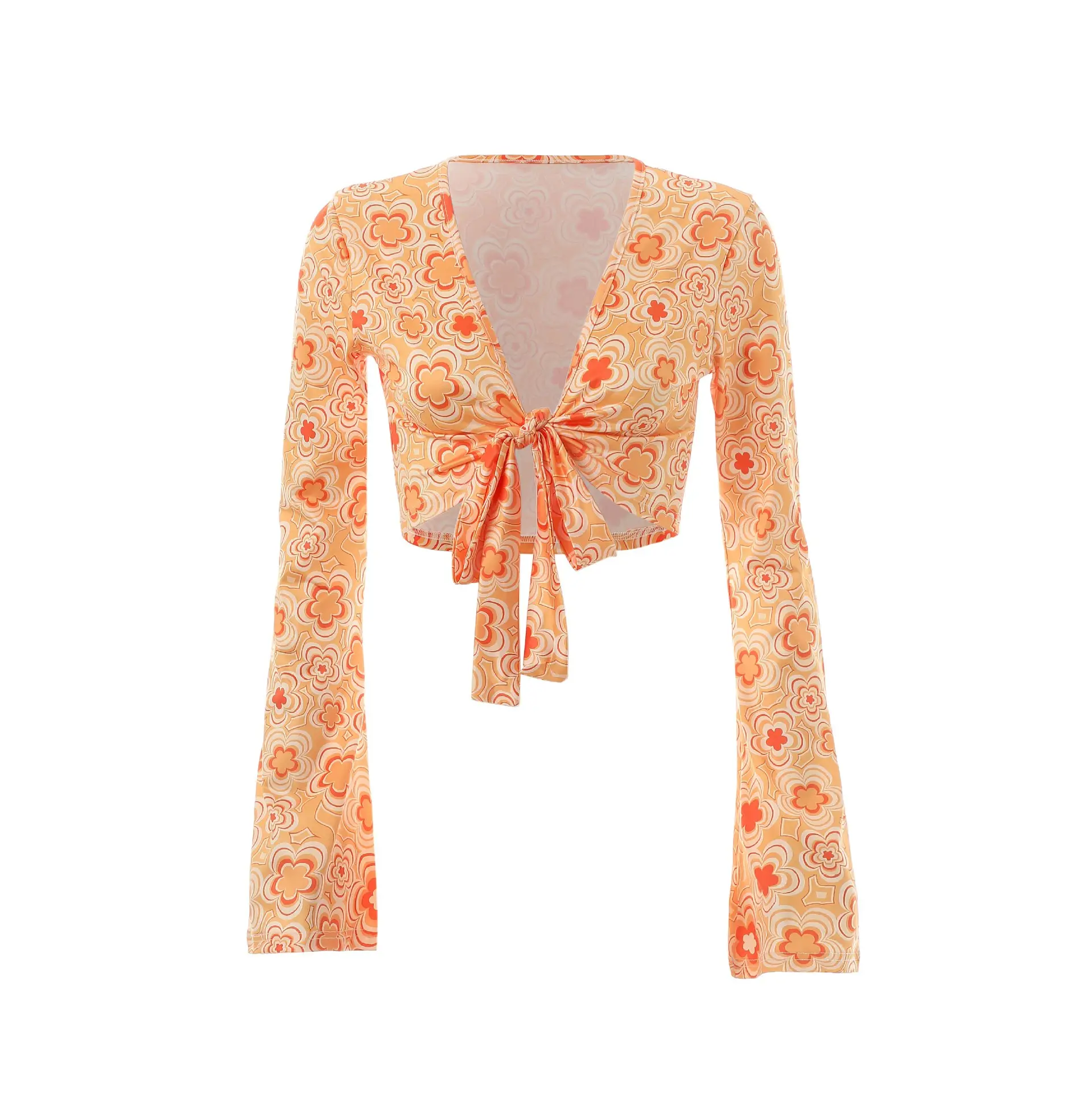Pink Printed 3-Piece Women's T-Shirt Pants Suit Set — feature 35
