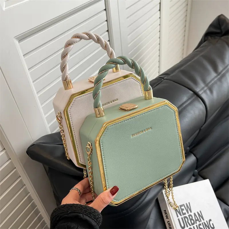 Women's Candy Color Chain Shoulder Bag 2024 - Image 10