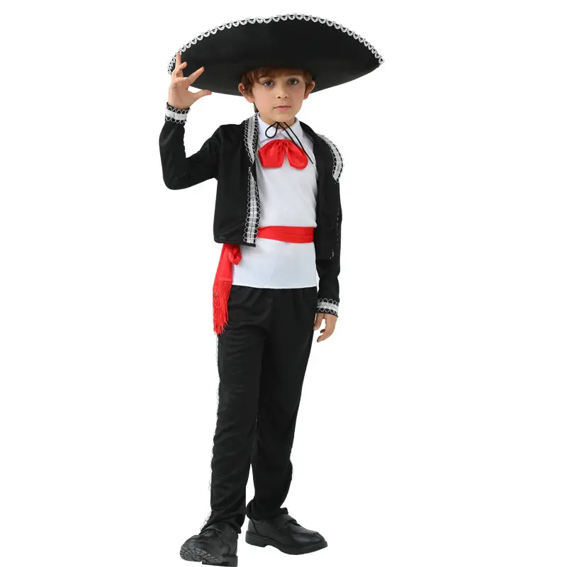 Mexican Costume Boys Set for Party Halloween - Image 3