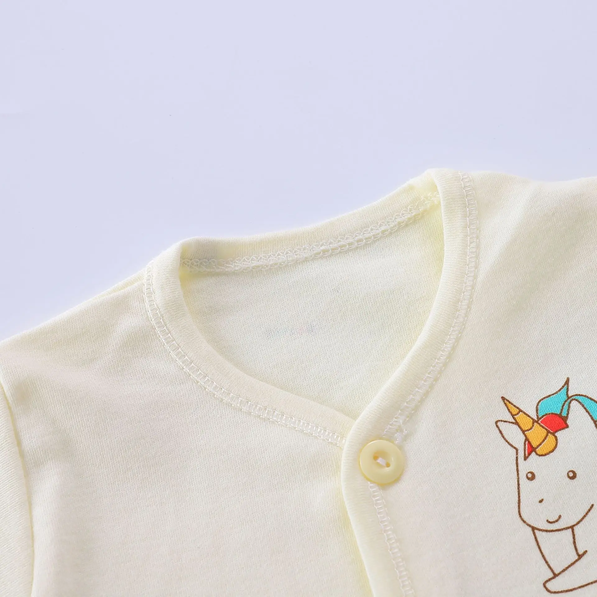 Newborn Romper Suit Plaid Round Neck Cuffs — feature 6