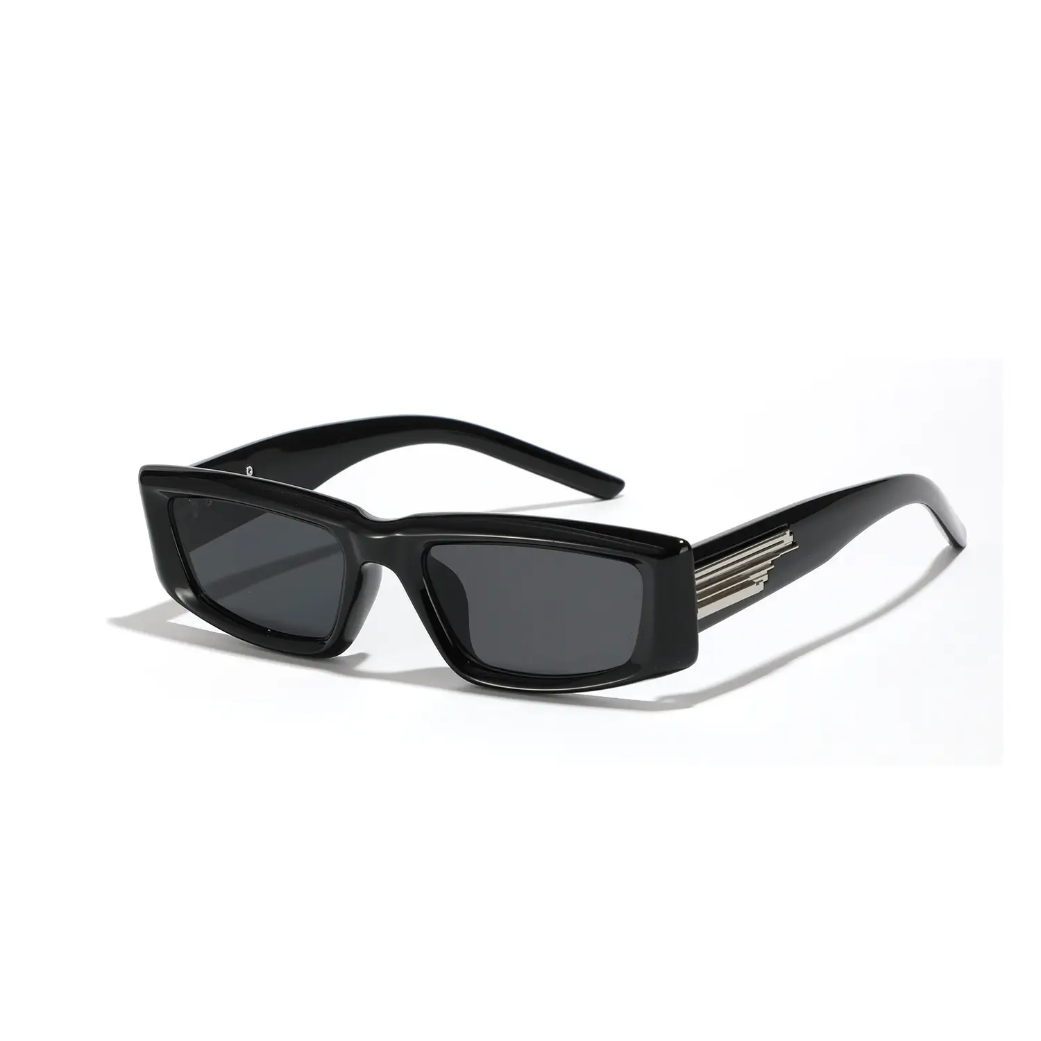 Men's Grey Square Sunglasses Dark Lenses Y2K