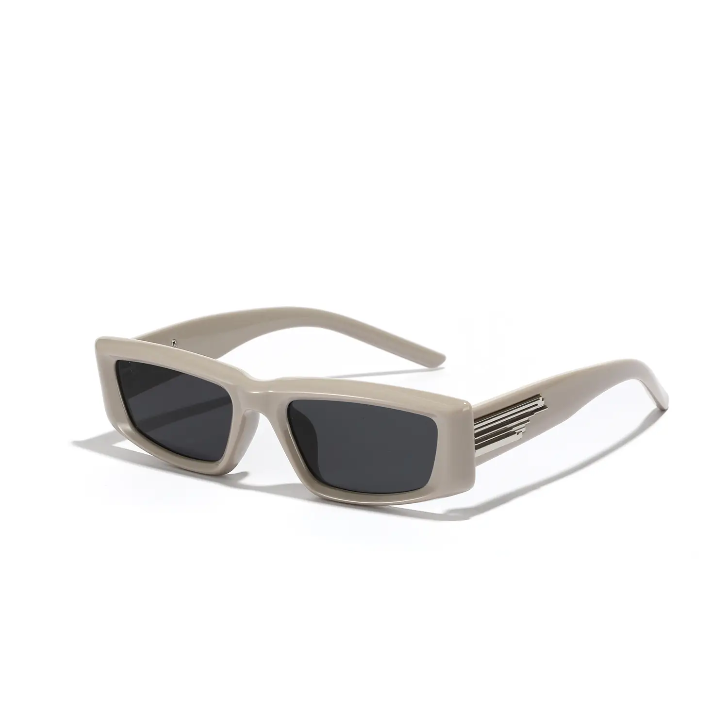 Men's Grey Square Sunglasses Dark Lenses Y2K