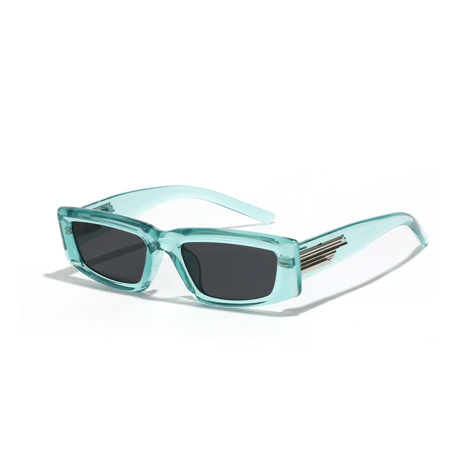 Men's Grey Square Sunglasses Dark Lenses Y2K