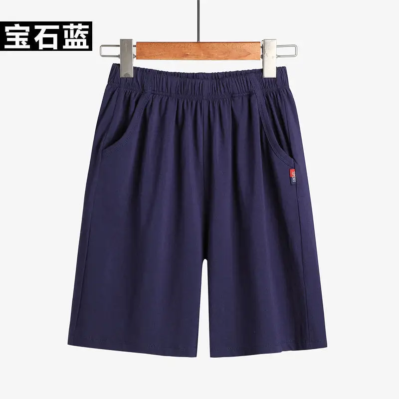 Men Pure Cotton Summer Shorts Loose Large Five Point - Image 2