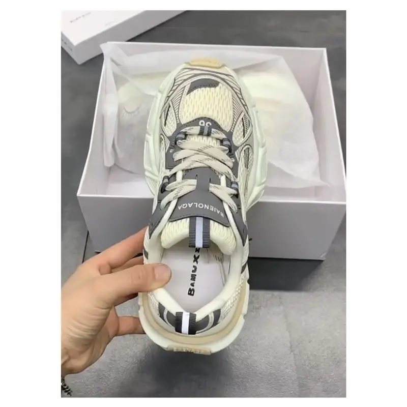 Women's White Thick Sole Casual Shoes 2023