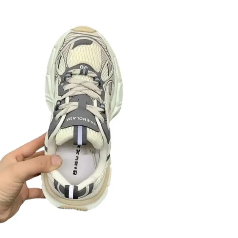 Women's White Thick Sole Casual Shoes 2023
