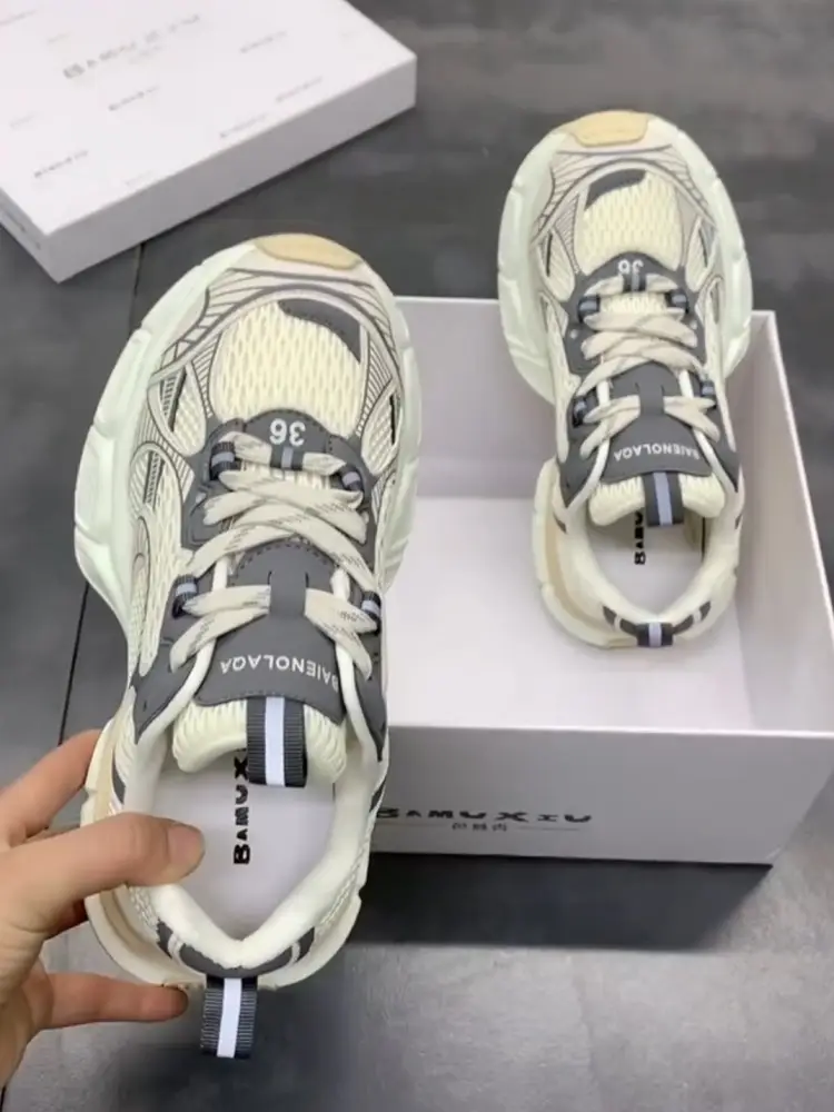 Women's White Thick Sole Casual Shoes 2023 — feature 9
