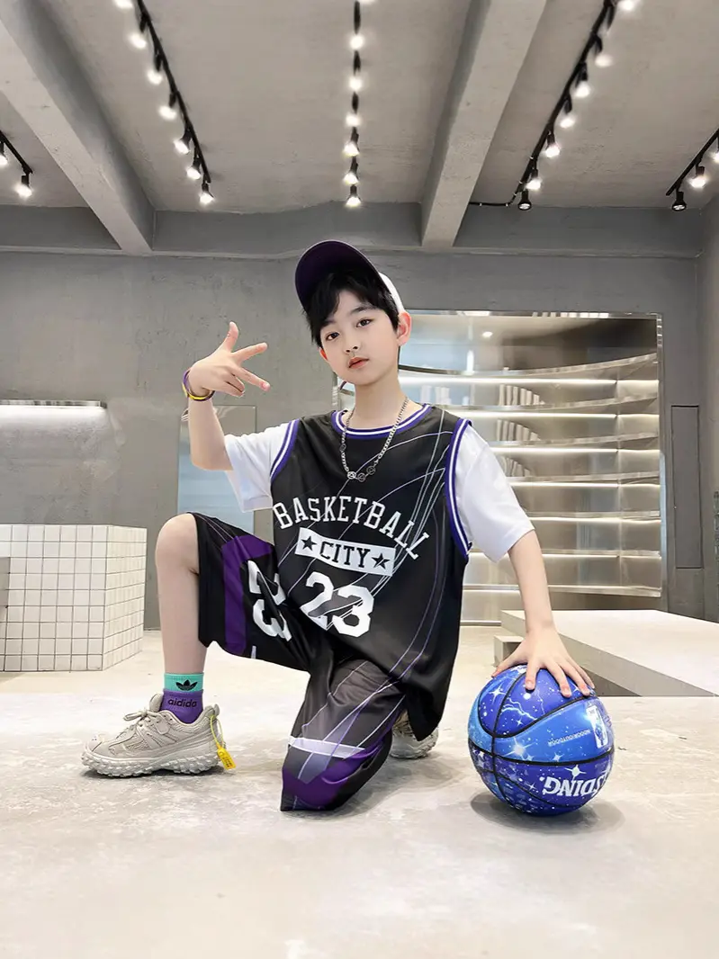Boys Basketball Uniform 2025 Medium Large - Image 8