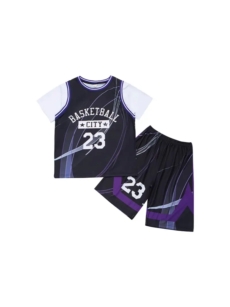 Boys Basketball Uniform 2025 Medium Large - Image 9