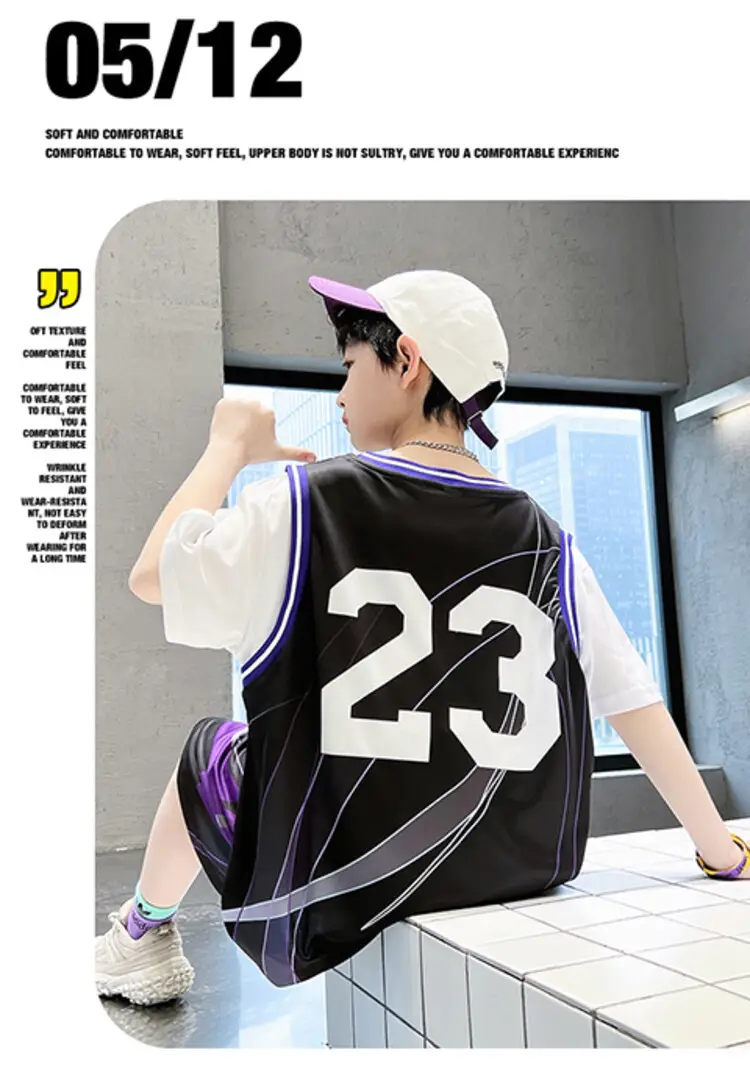 Boys Basketball Uniform 2025 Medium Large — feature 3