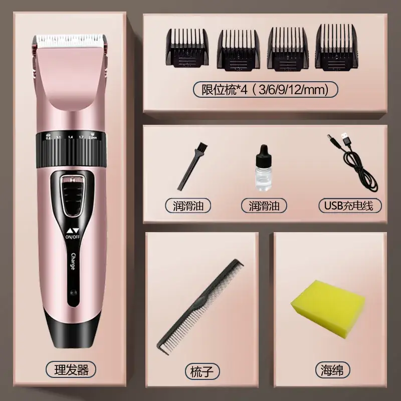 Rechargeable Electric Hair Clipper for Shaving