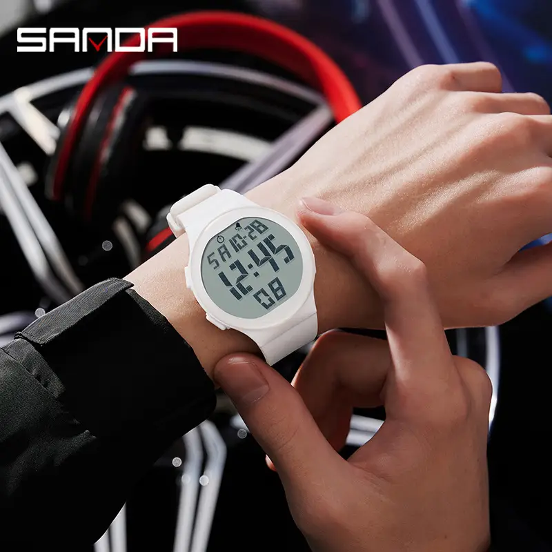 Sanda Digital Watch for Men Waterproof Large Screen - Image 8
