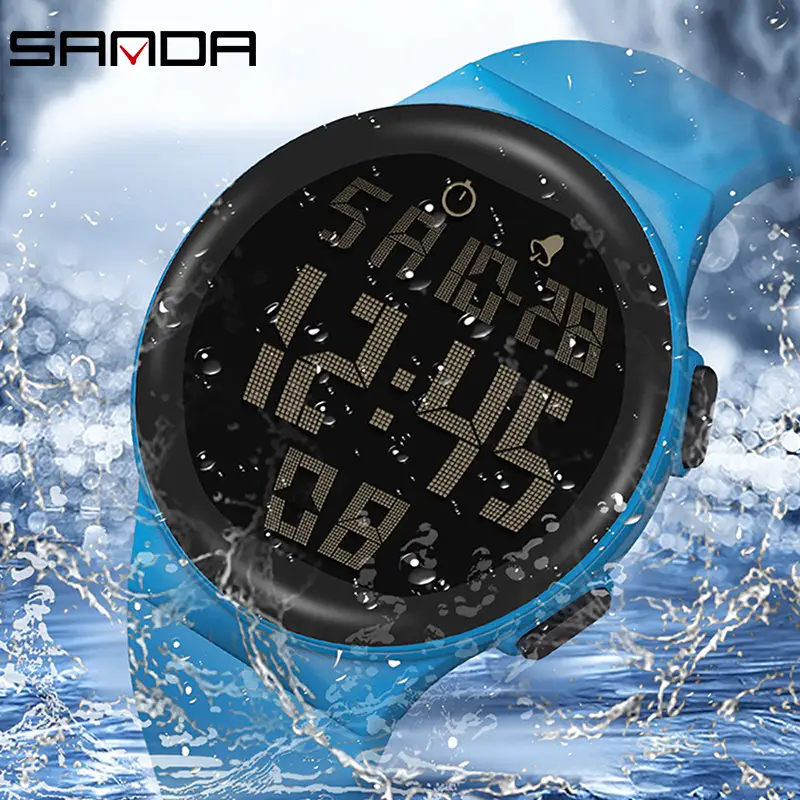 Sanda Digital Watch for Men Waterproof Large Screen - Image 10