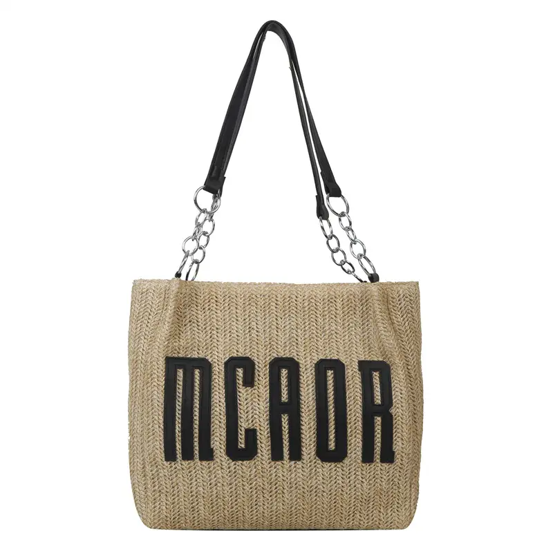 Korean Style Large Bag Women 2023 Summer Letter Bag - Image 9
