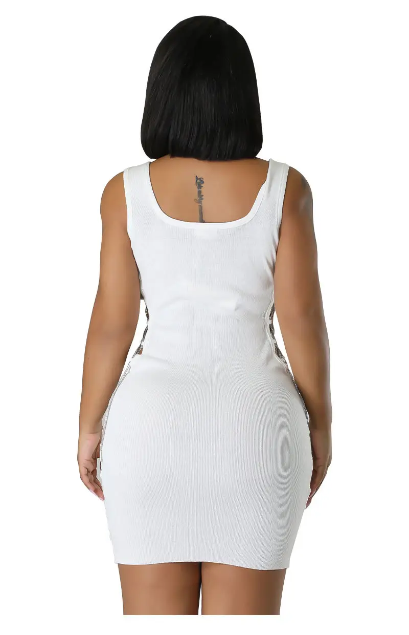 White Slim Fit Vest Skirt for Women 2023 — feature 10