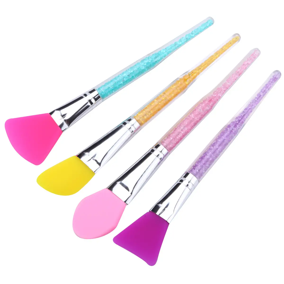 Silicone Mask Brush with Rhinestone Rod Set - Image 9