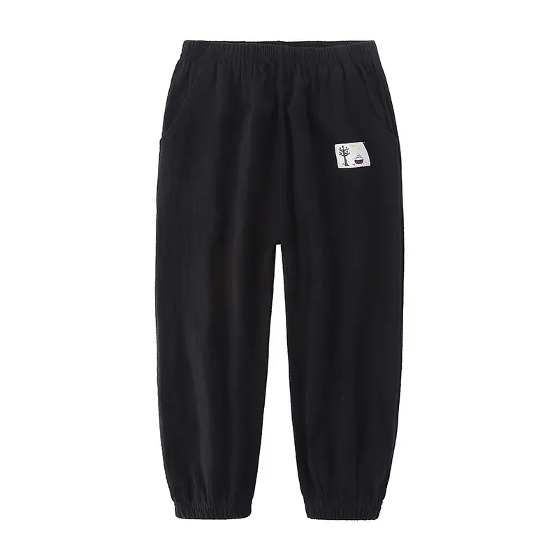 Summer Light Blue Mosquito Proof Boys Girls Pants - Image 11