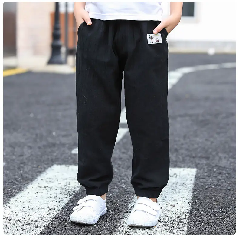 Summer Light Blue Mosquito Proof Boys Girls Pants — feature 16