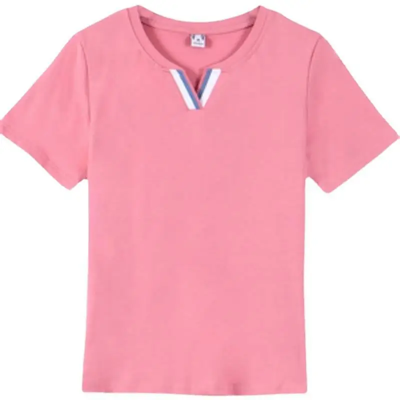 Women V-neck Slim T-shirt 2023 Summer Style - Image 9