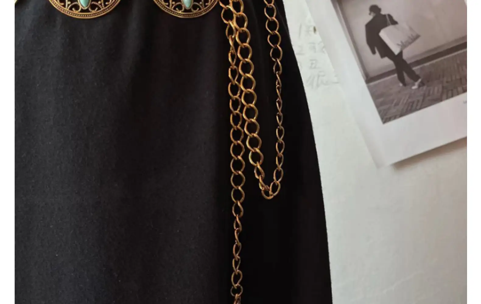 Gold Turquoise Chain Waist Belt for Women Bohemian Style — feature 19