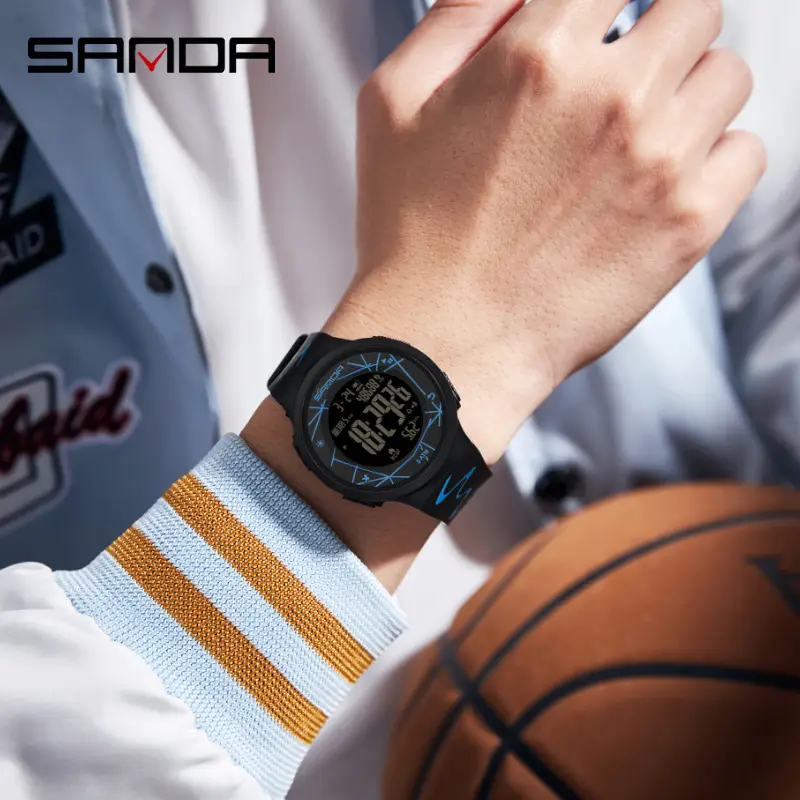 Sanda Multifunctional Digital Watch for Men Women - Image 7