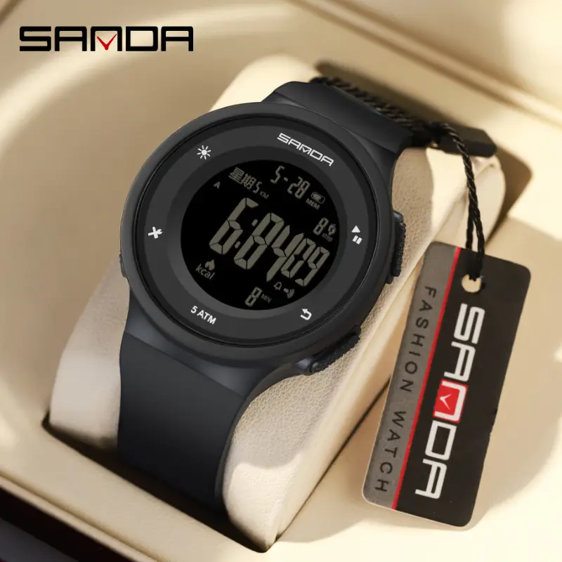 Sanda Multifunctional Digital Watch for Men Women - Image 8