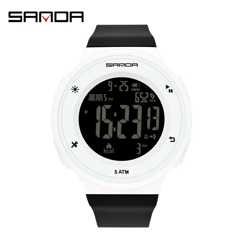 Sanda Multifunctional Digital Watch for Men Women - Image 4