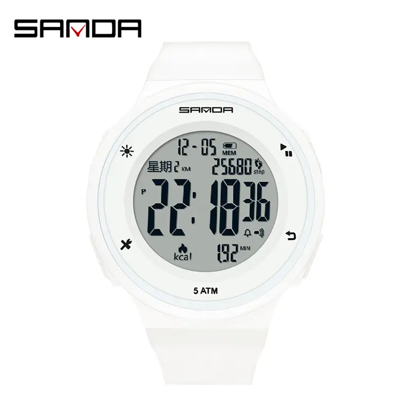 Sanda Multifunctional Digital Watch for Men Women - Image 5
