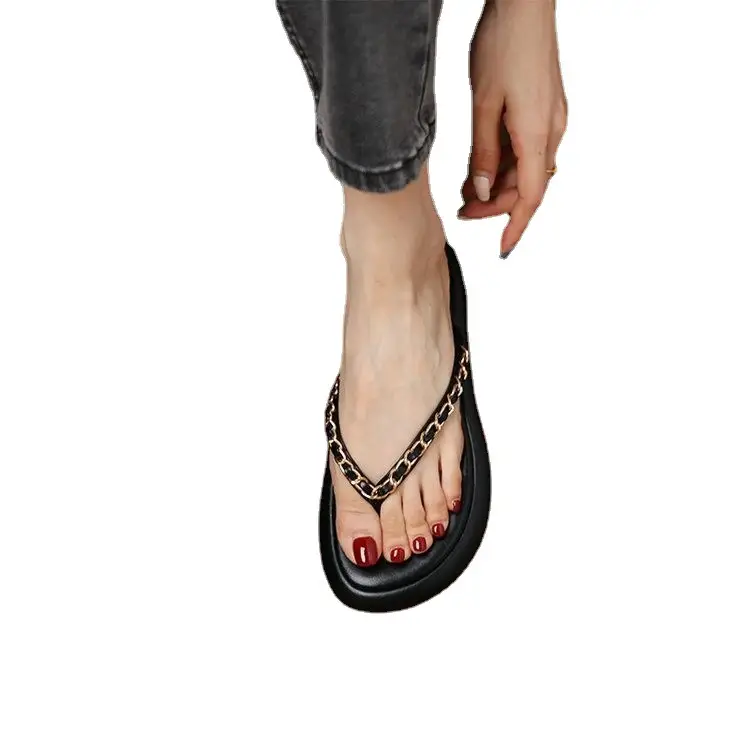 French Chain Sandals Fairy Flip Flops Summer Wear