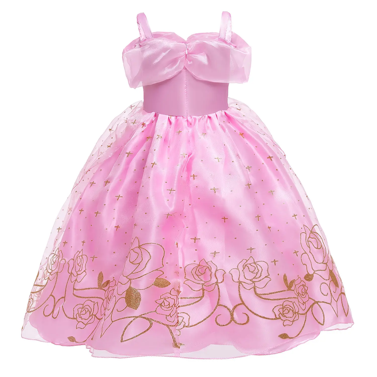 Pink Princess Bell Dress for Girls Summer Dress — feature 5