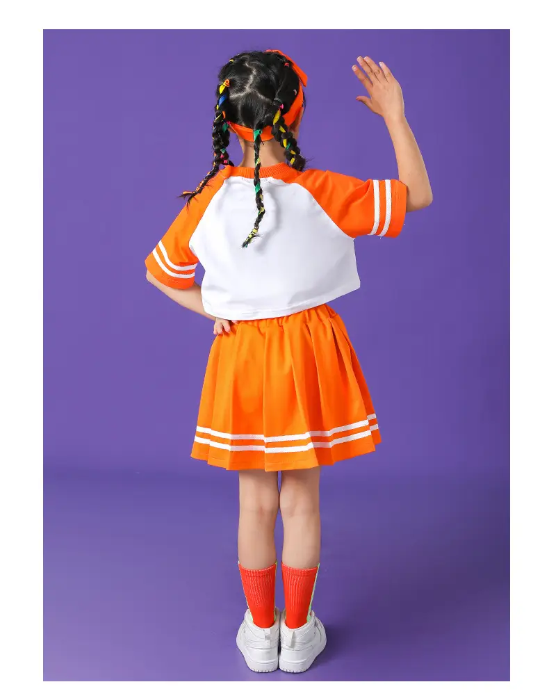 Orange Kids Sports Outfit Set for Girls & Boys — feature 13