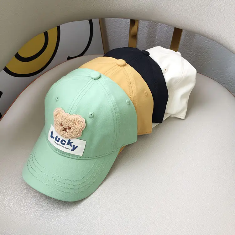 Lucky Bear Cap Set for Kids Sunscreen Sunshade — feature 6
