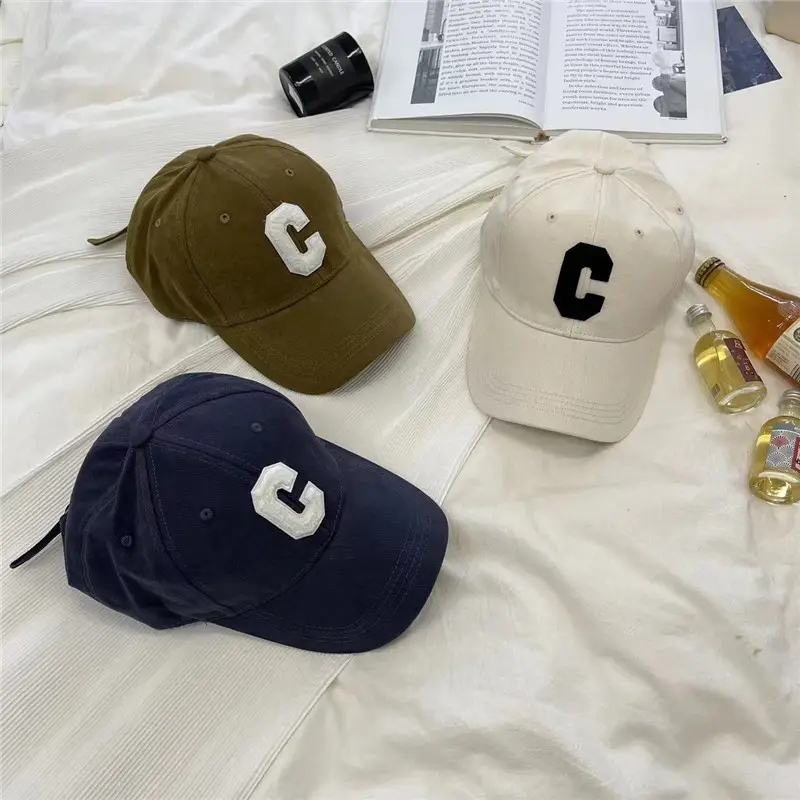 Men's Black Baseball Cap with White C Logo - Image 13