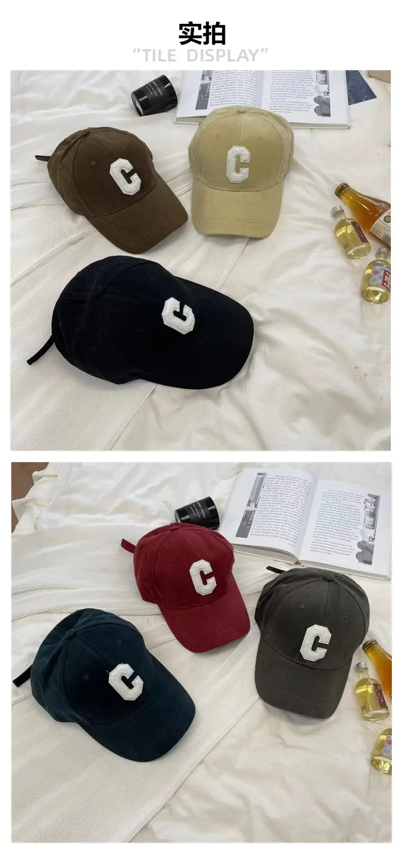 Men's Black Baseball Cap with White C Logo — feature 6