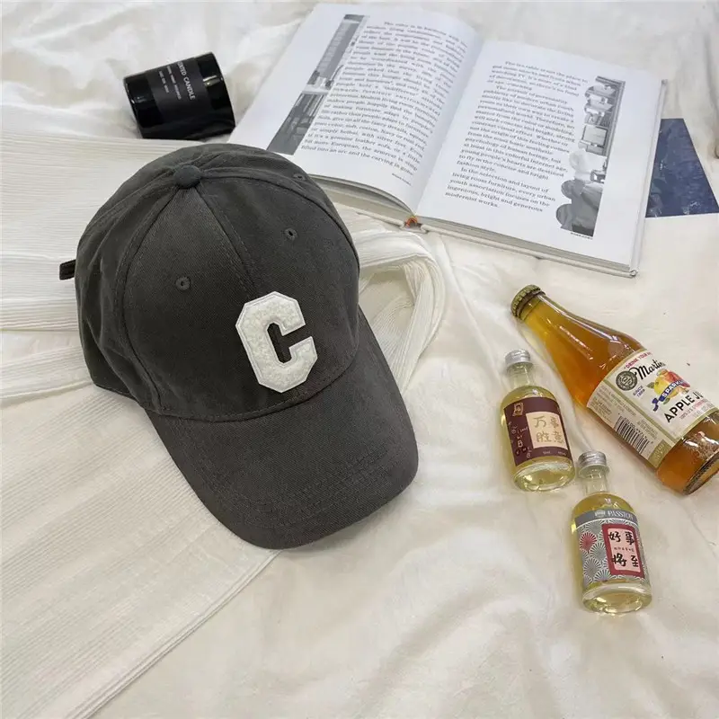 Men's Black Baseball Cap with White C Logo - Image 5