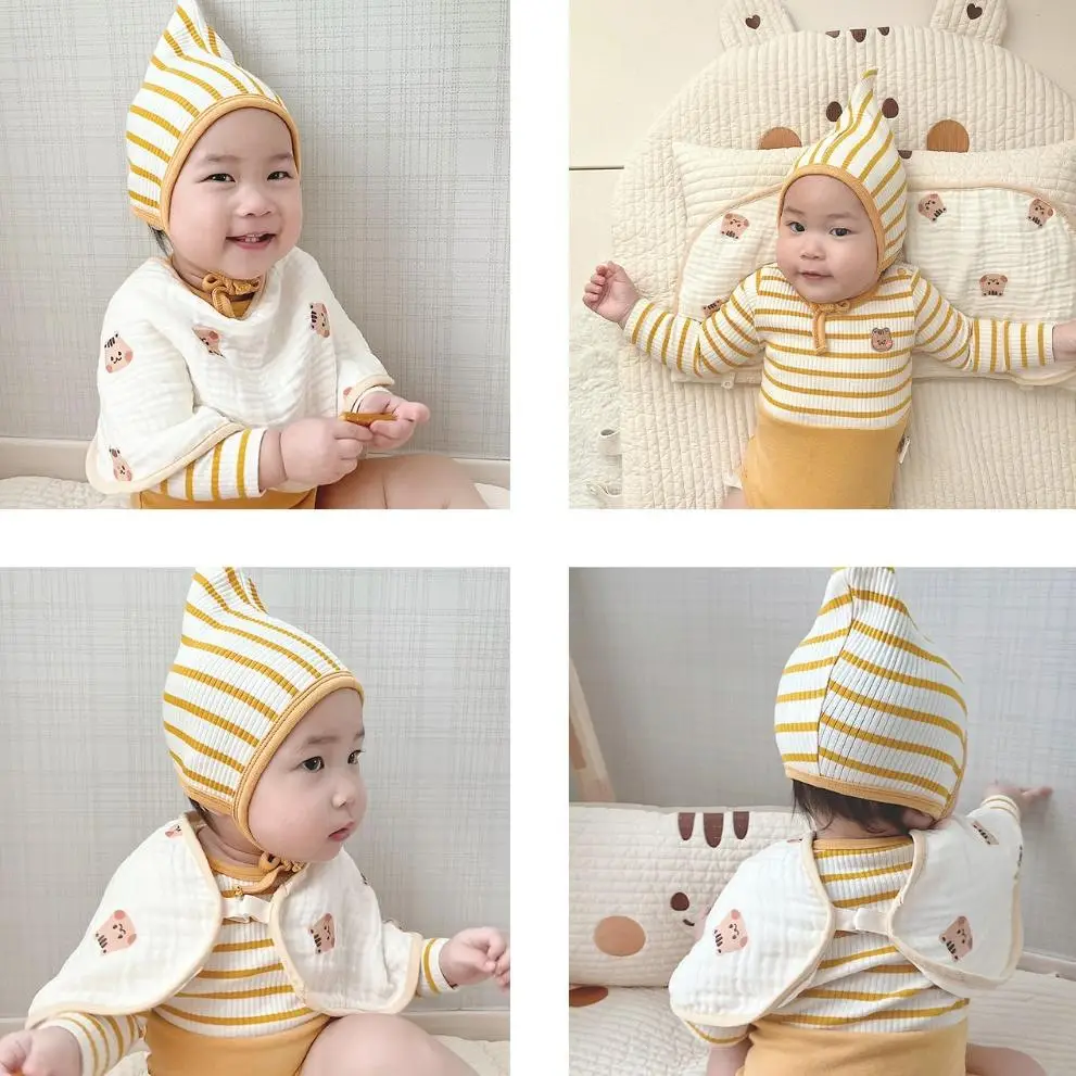 Newborn Burp Towel Pure Cotton Anti-Vomiting Shoulder Pad - Image 9