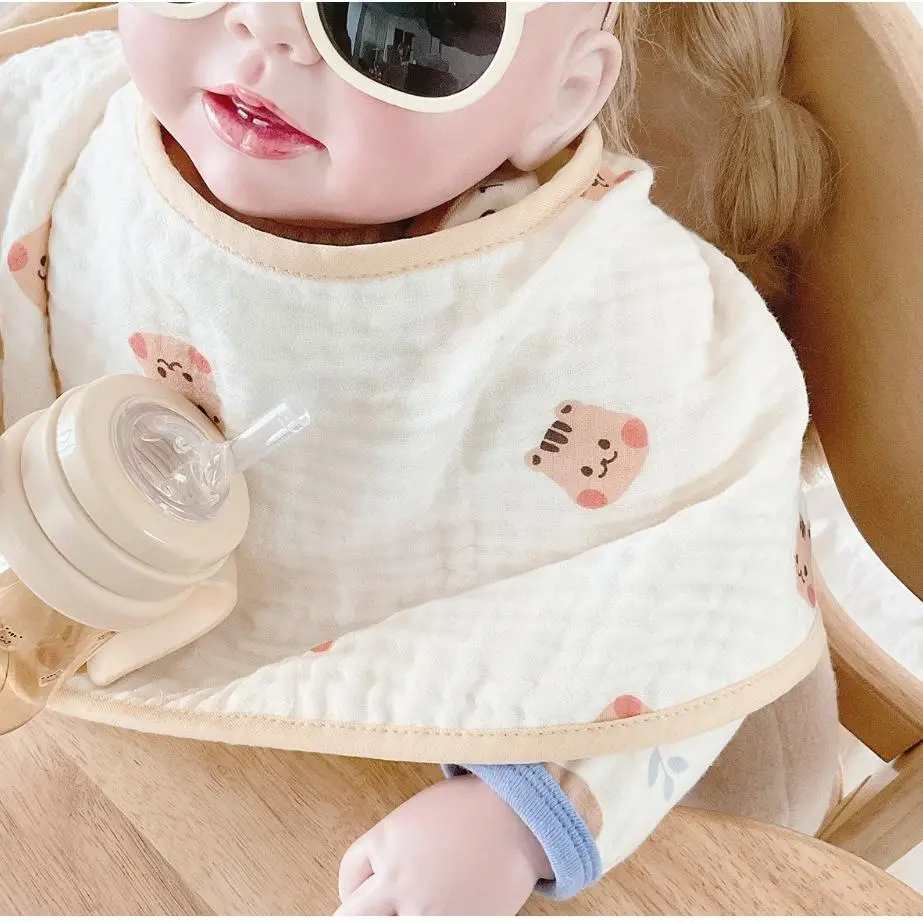 Newborn Burp Towel Pure Cotton Anti-Vomiting Shoulder Pad — feature 4