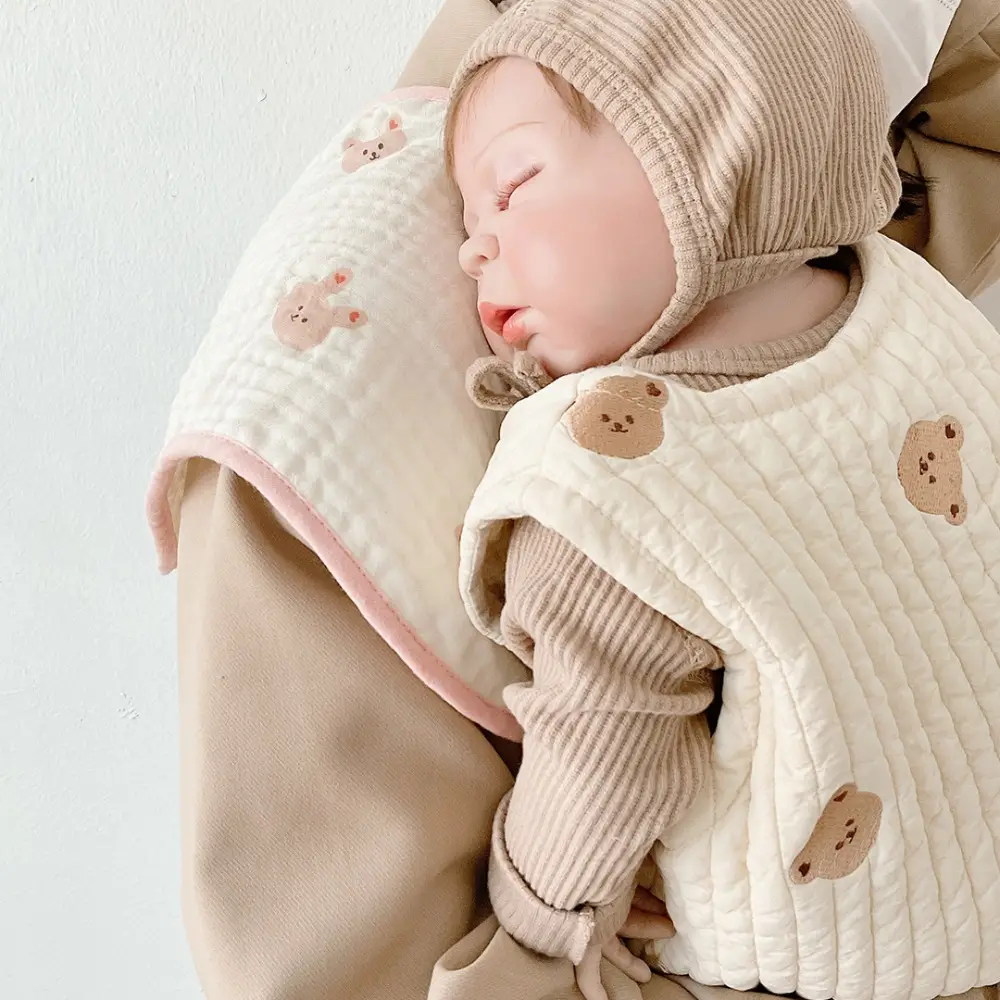 Newborn Burp Towel Pure Cotton Anti-Vomiting Shoulder Pad — feature 5