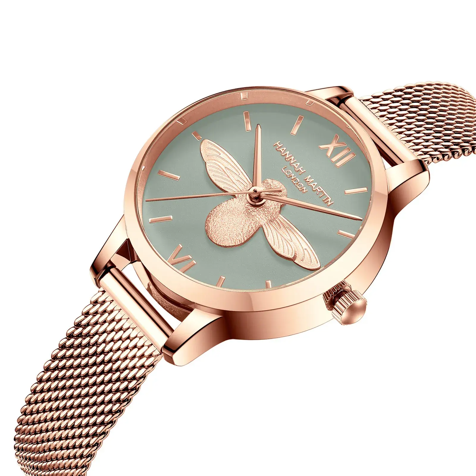 Rose Gold 3D Bee Watch for Women - Image 8