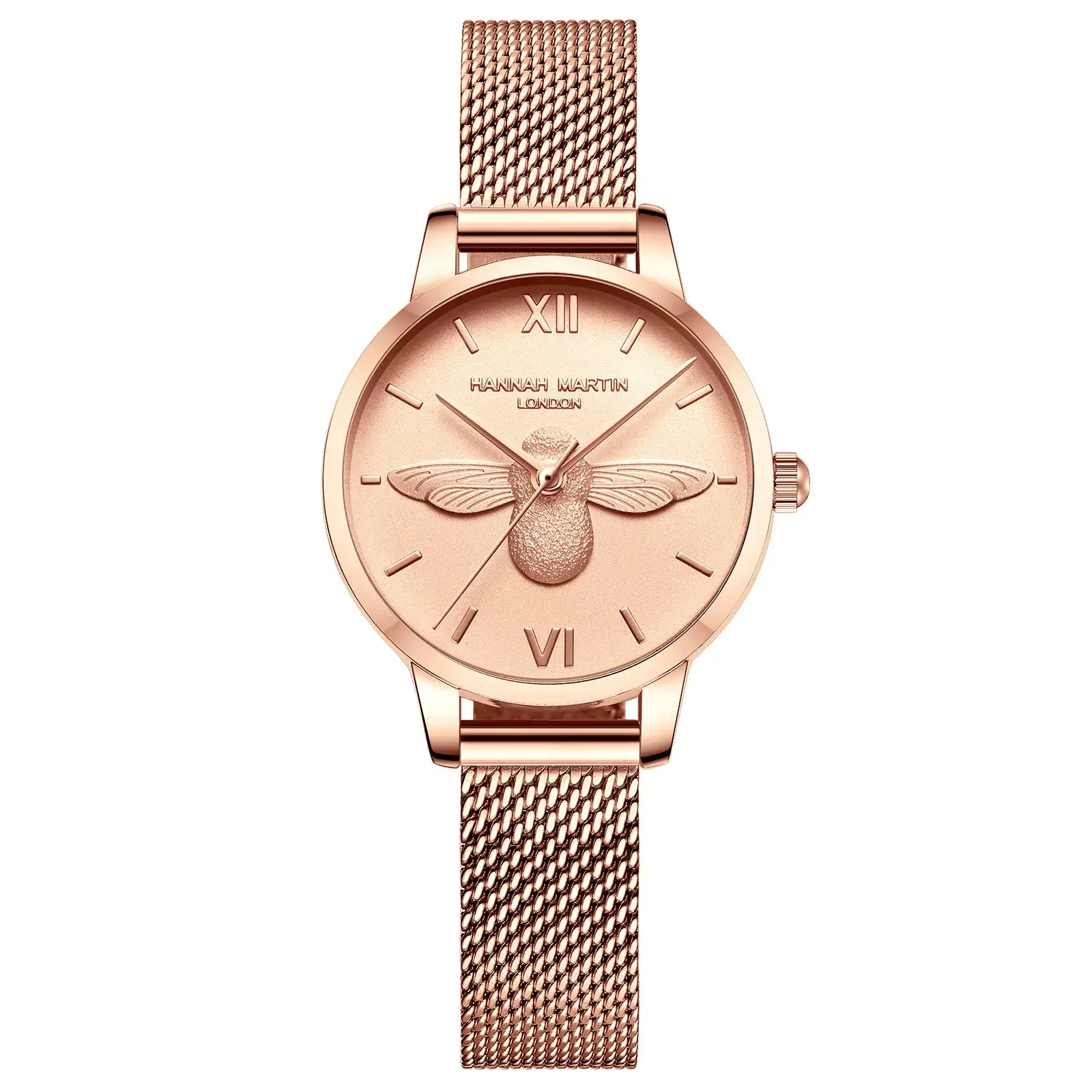Rose Gold 3D Bee Watch for Women - Image 3