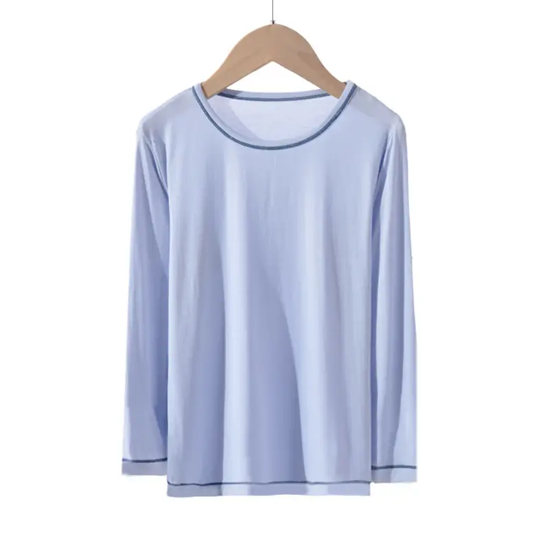 Children Long Sleeve T-Shirt Soft Modal Pink - Image 11