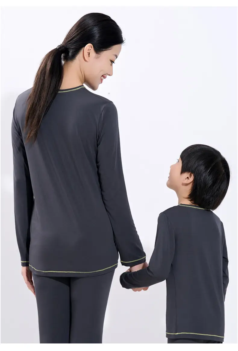 Children Long Sleeve T-Shirt Soft Modal Pink — feature 18