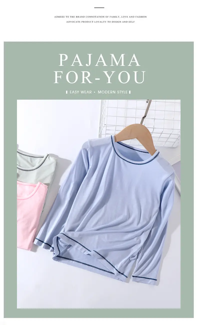 Children Long Sleeve T-Shirt Soft Modal Pink — feature 6