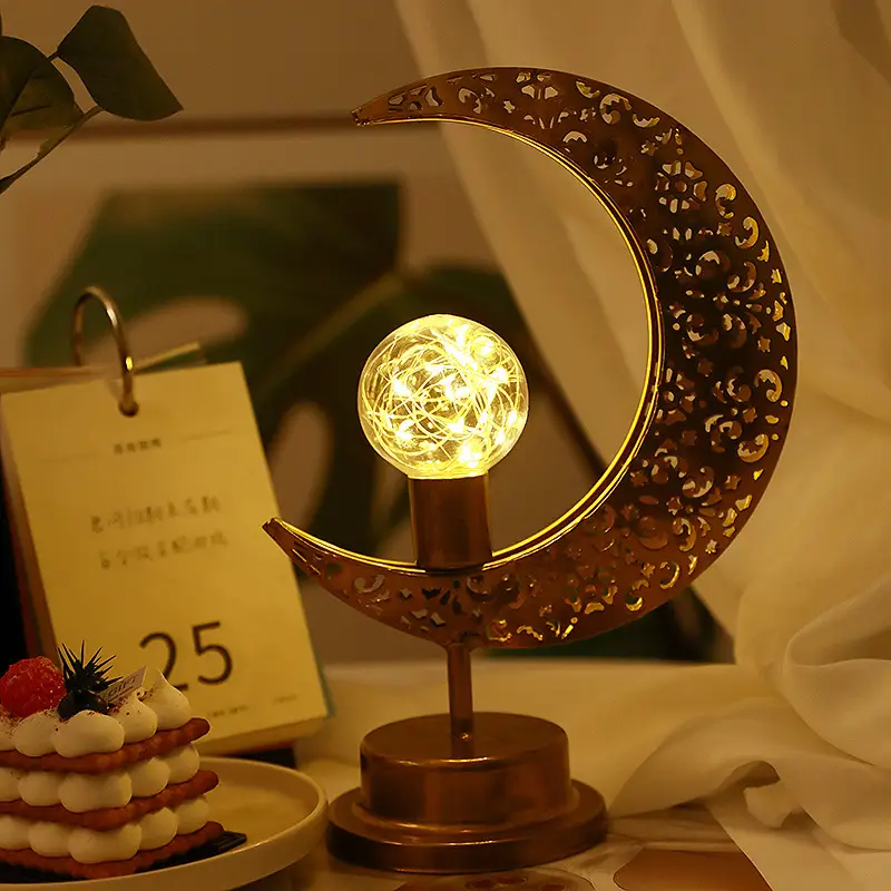 Cross Border LED Moon Star Lamp for Bedroom Decor - Image 2