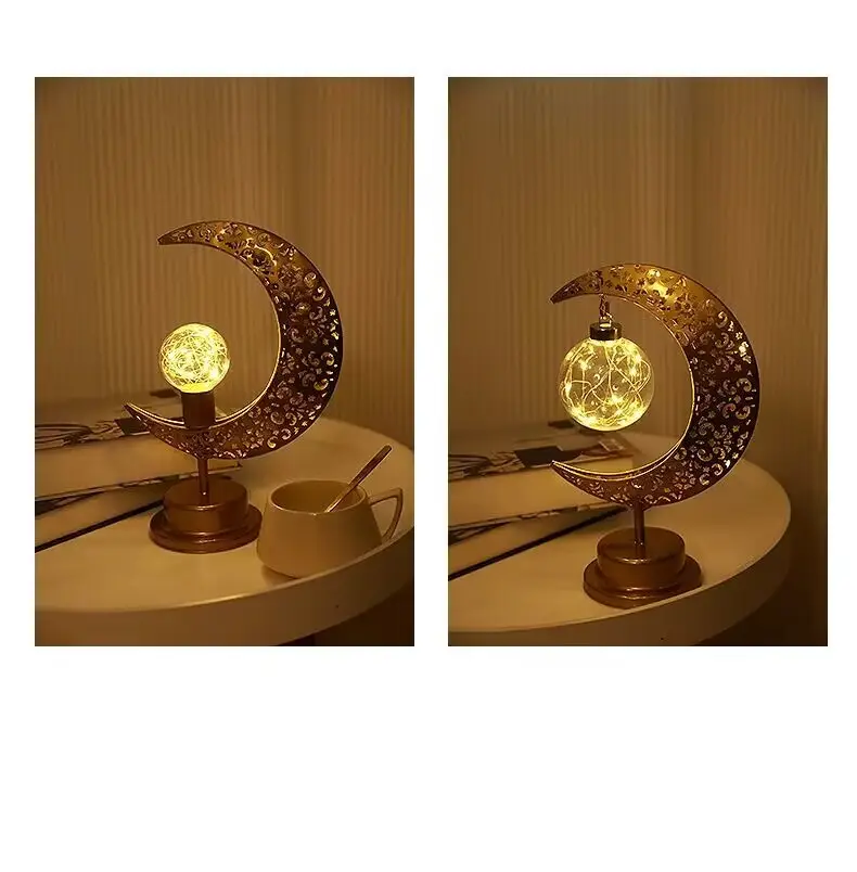 Cross Border LED Moon Star Lamp for Bedroom Decor — feature 2