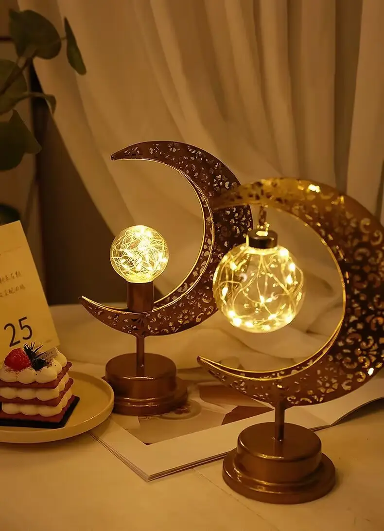 Cross Border LED Moon Star Lamp for Bedroom Decor — feature 7