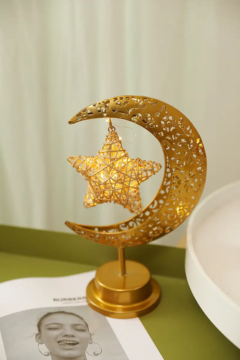 Cross Border LED Moon Star Lamp for Bedroom Decor - Image 3