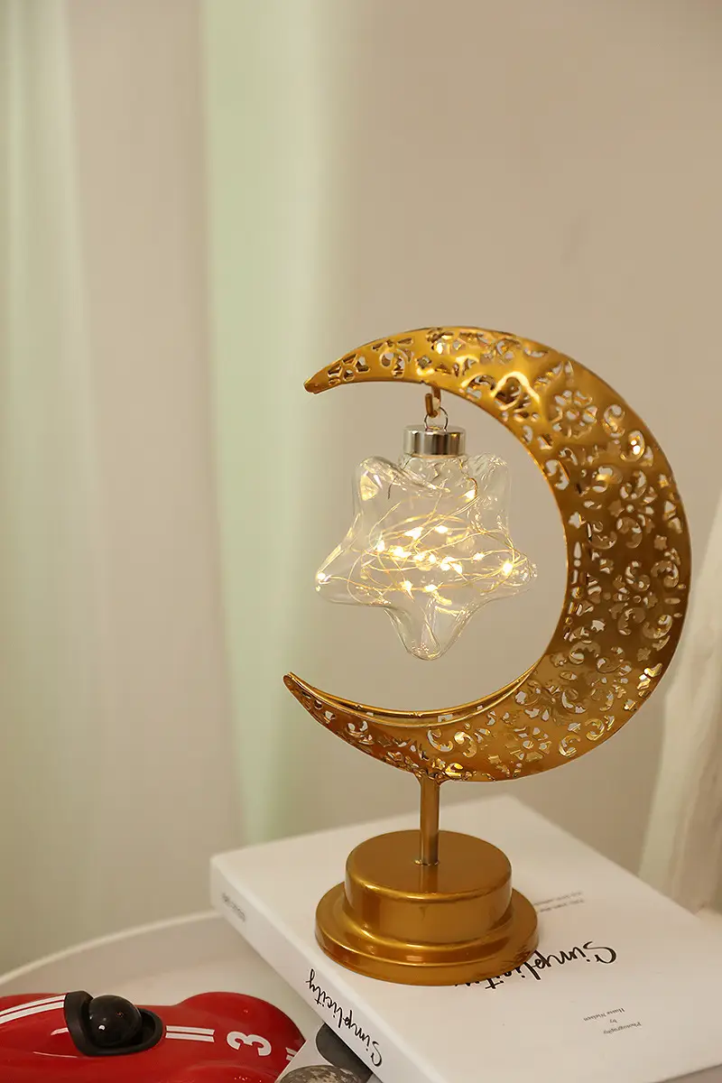 Cross Border LED Moon Star Lamp for Bedroom Decor - Image 4