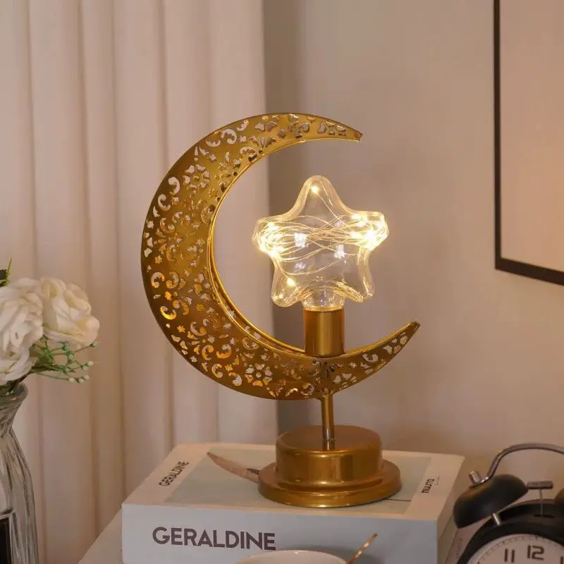 Cross Border LED Moon Star Lamp for Bedroom Decor - Image 5