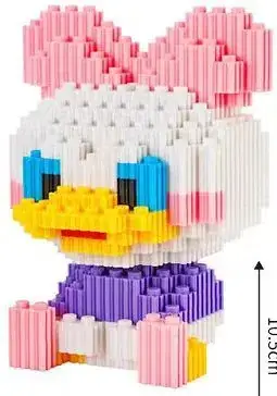 Pink Micro-Particle Building Blocks for Kids